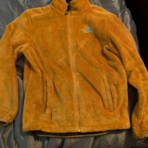 NORTH FACE FLEECE SZ MEDIUM ORANGE